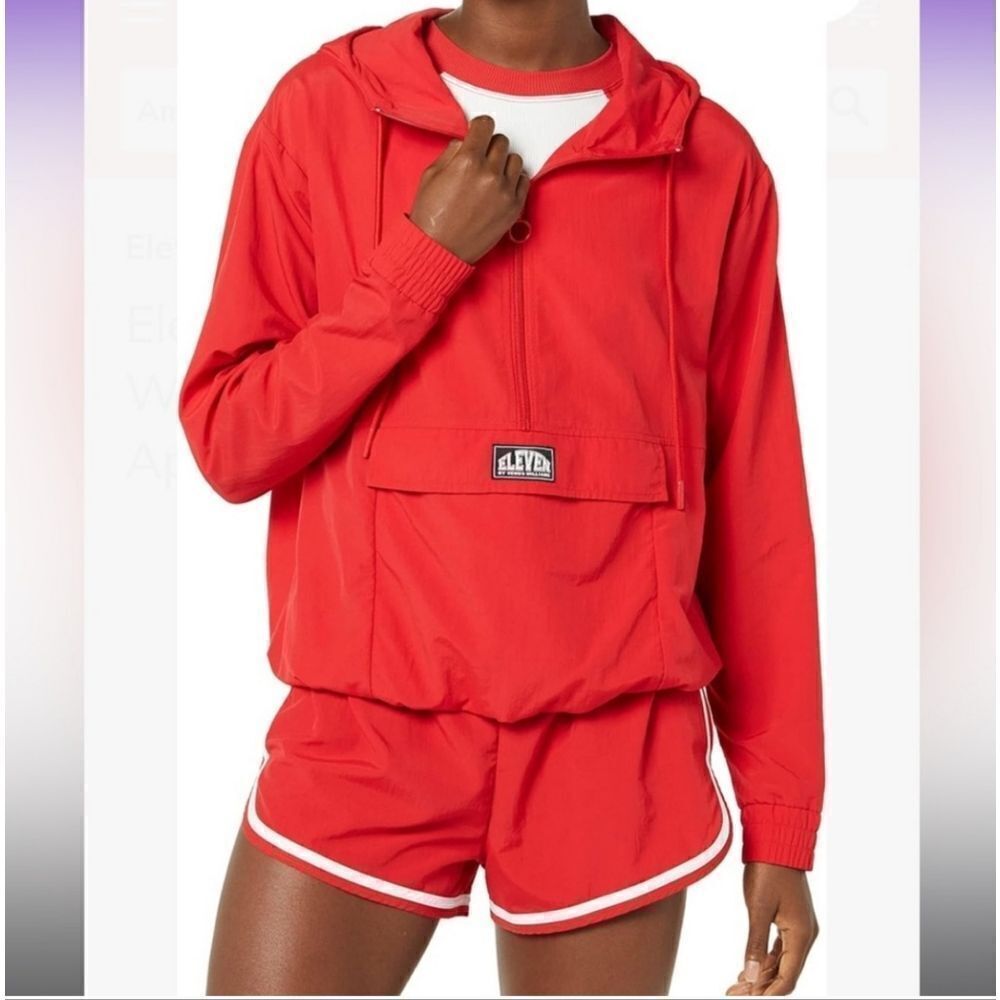 EleVen by Venus Williams Women's Retro Daze Hooded Warm Up Jacket XS. NWT